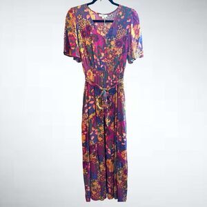 Size S Easel Los Angeles Floral Maxi Dress